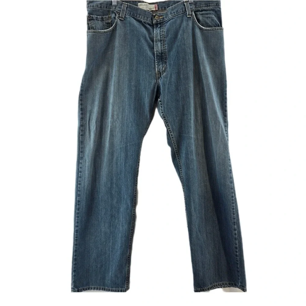 Levis‎ 559 Relaxed Jeans Mens 44x34  Baggy Blue Straight Fit Denim Pants Classic